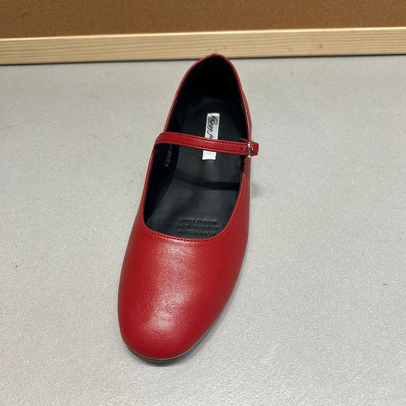 Fashion Fashion Buckle Strap Mary Janes Flats Shoes For Ladies 2025 New Female Round Toe Footwear Shallow Women Ballet Flats Shoes