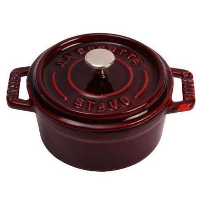 Mini Cocotte - Staub - Round - Majolica Grenadine - 10 Cm - Cast Iron - All Stovetops