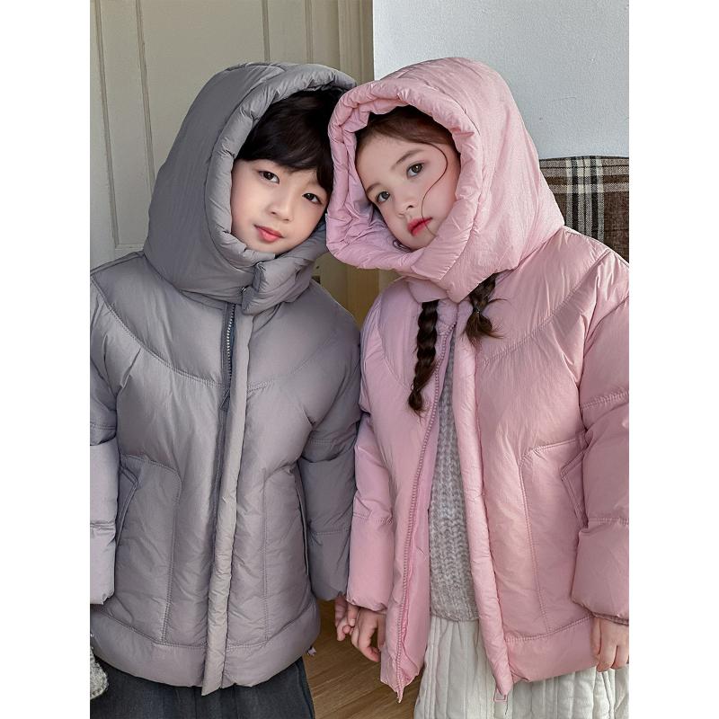 Cold-proof Clothing, Children's Down Jackets, Boys and Girls, Big Children's Velvet Jackets, Children's Clothing