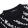 Karl Lagerfeld Outdoor Commuting Street Fashion Casual Logo Print Round Neck Short Sleeve T-Shirt Men tops Black 1K1E50602823001