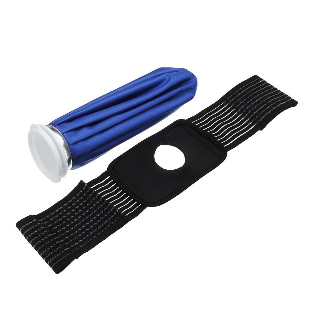 Reusable Injury Care Pain Relief Cooler Bag Ice Pack Elastic Tie Belt Pack Protector