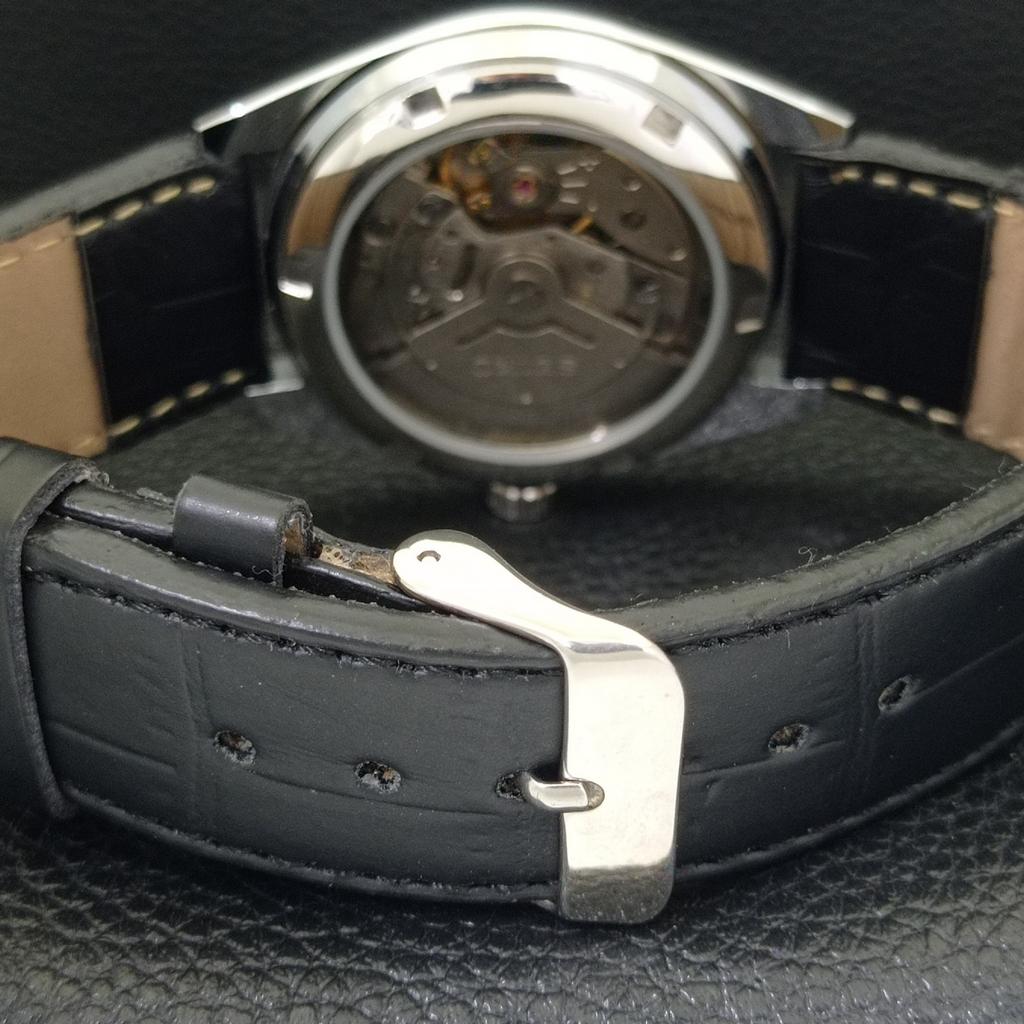 AUTOMATIC VINTAGE REFURBISHED SEIKO 5 6309A JAPAN MENS BLACK WATCH A441174-4 Sk-a441174
