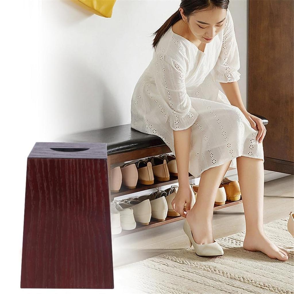 Cluster Wooden Shoehorn Stand, Stylish Shoehorn Holder, Home Shoehorn Rack, Entryway Decor, Wooden Base, Suitable for Pregnant Women, the Elderly, and