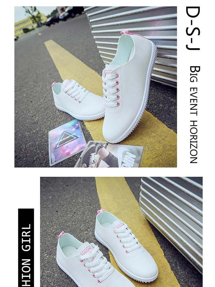2024 Women's White Soft Leather Casual Sneakers: Spring & Autumn Fashion, Comfortable Soft Sole