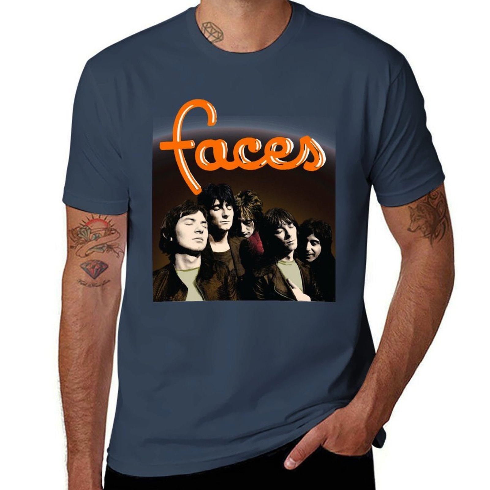Faces TShirt Fashion Pattern Printed Tee Shirt S