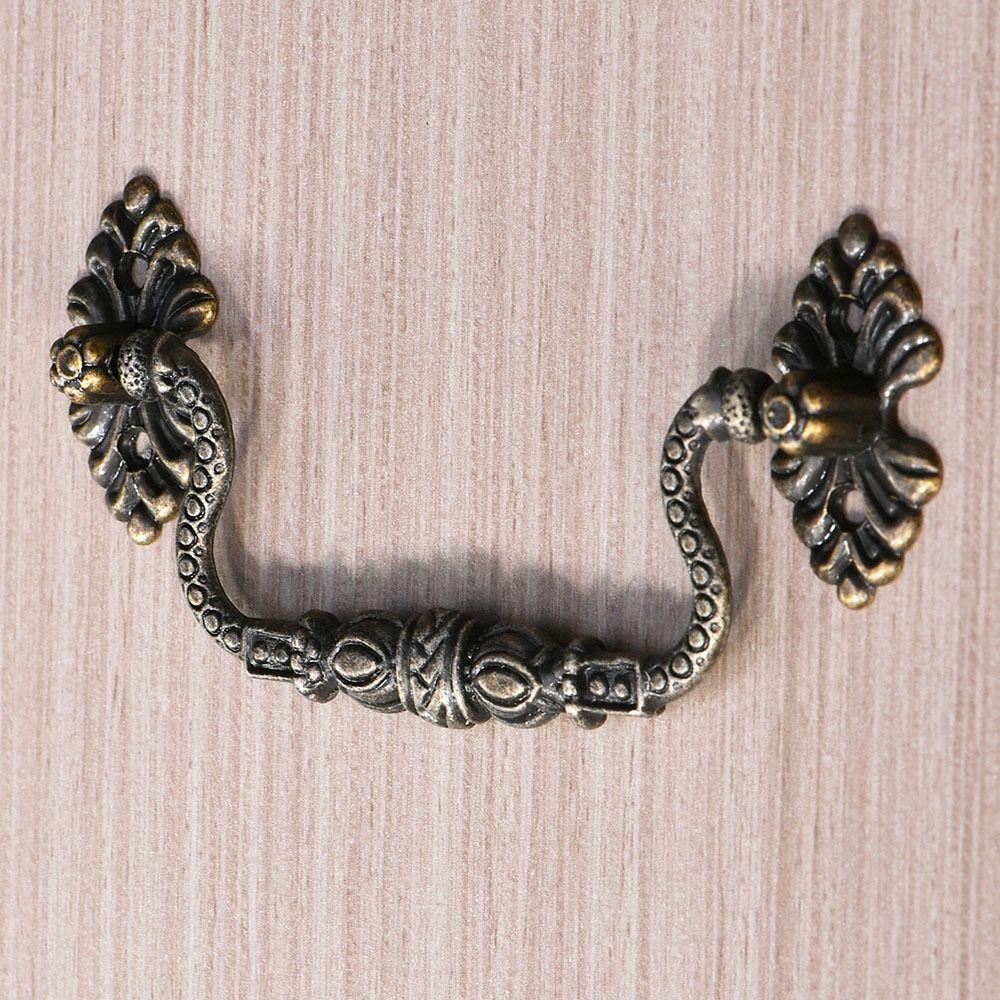 Bronze Vintage  Door Handle New Chinese Style Cupboard Handle Vintage Cabinet  Pull  Wine Gift Box