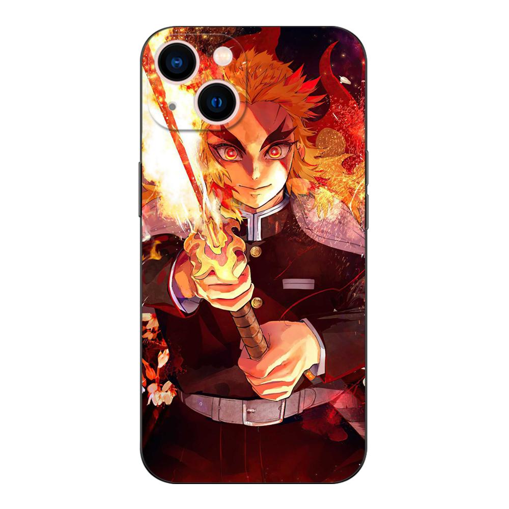 Schwarze TPU-Hülle für Xiaomi mi 11i 5G Redmi Note 11 11S 11T Pro PLUS 4G 5G Hülle Rengoku Kyoujurou