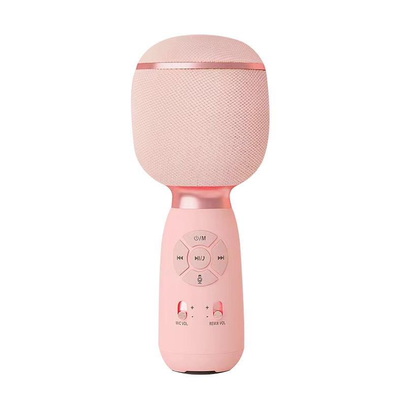 Kablosuz Karaoke Mikrofonu 6 Ses Efekti El Mikrofonu Type-C Şarj Edilebilir Bluetooth Uyumlu 5.0 Yetişkinler İçin