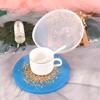 Round Resins Tray Moulds for Epoxy Resins Jewelry Tray Candle Holders Gypsum Silicones Moulds for Home Decoration
