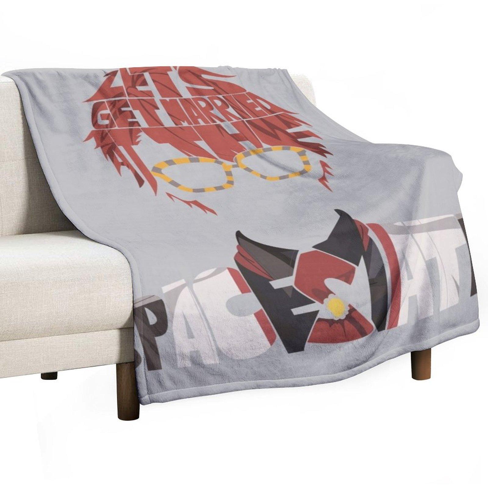 707 Throw Blanket Multi-Purpose Flannel Camping Summer Beddings Blankets 30x40in