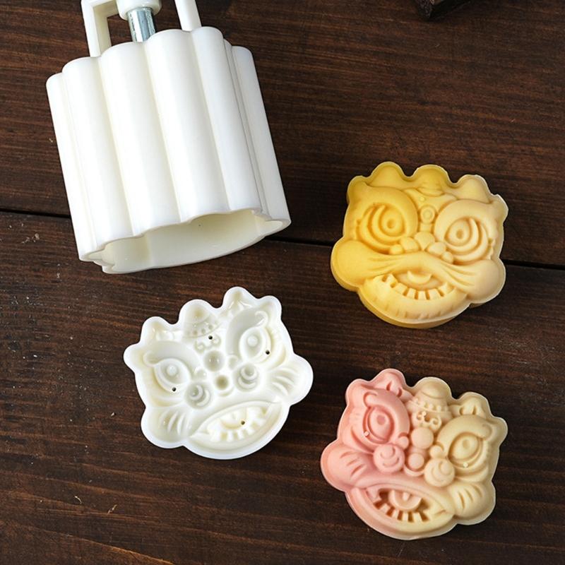 Mooncake Mold Cookie Stamps Chinese MidAutumn Moon Cake Makers for DIY Cookie