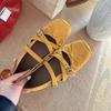 Women's Flat Bottom Single Shoes Retro Rivet Shallow Mouth Ballet Flats Mary Jane Shoes Butterfly Knot Casual Shoe Zapatos Mujer