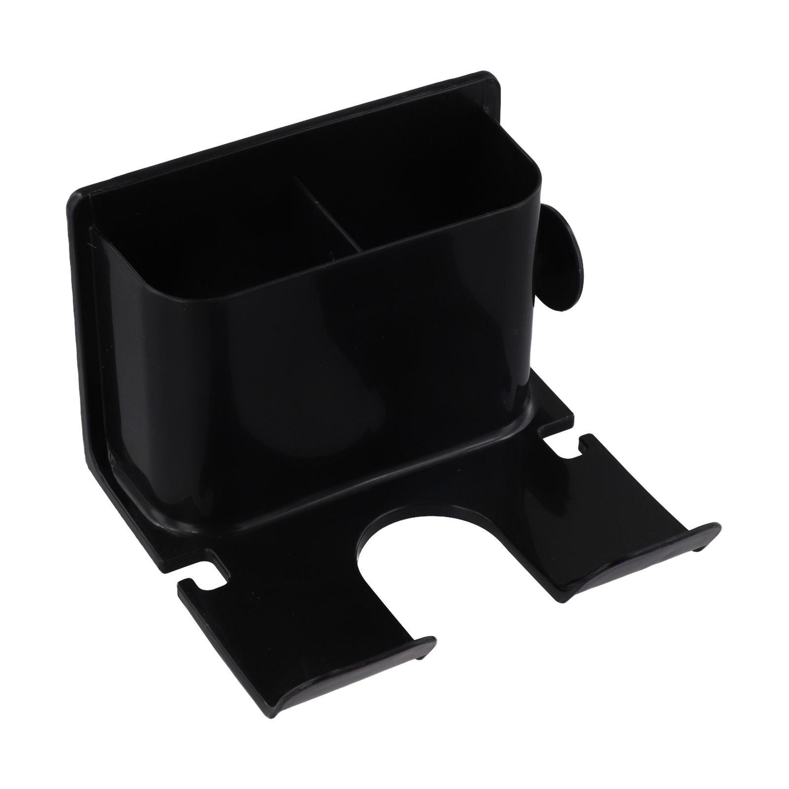 

Хранение в ванной Подставка для фена Настенный держатель чёрный