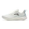Fabric Slip Resistant Abrasion Resistant Low Top Running Shoes Men's White Green Sneakers 912525504F-1
