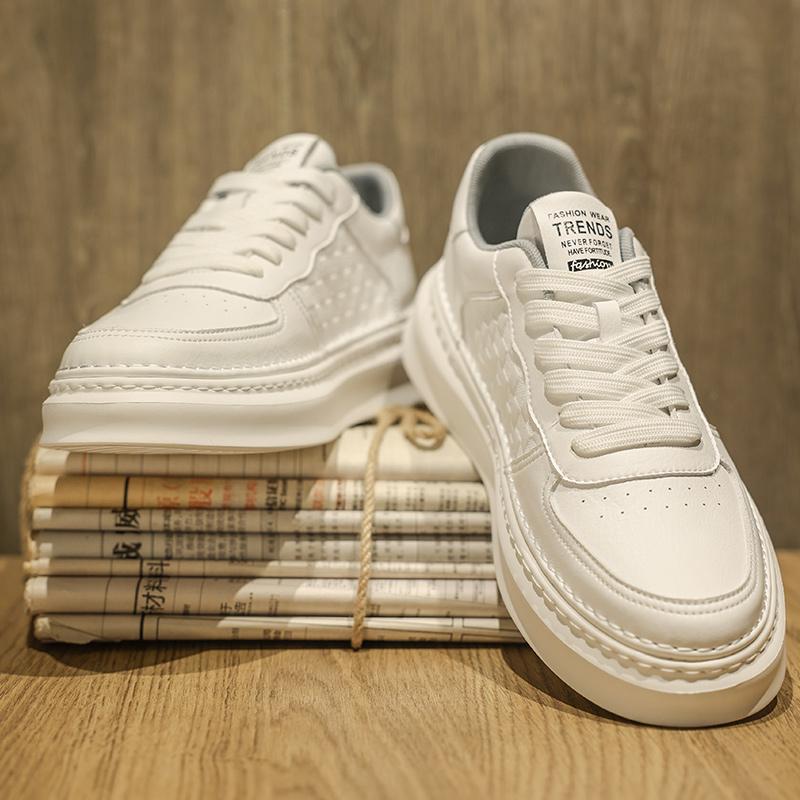 Xiaobai autumn new casual board shoes white shoes leather shoes sports trendy shoes