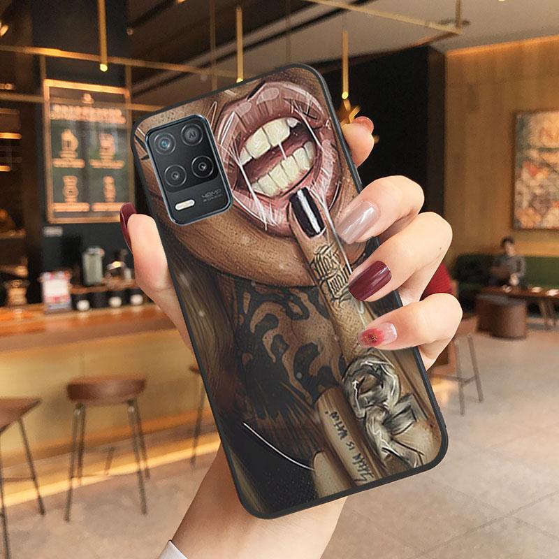 Sexy Ärmel Tattoo Mädchen Telefon Fall für OPPO Realme GT 2 Pro X2 Pro XT C25S 8 7 6 Pro 6i GT Master C3 C21 C21Y C11 X3 SuperZoom