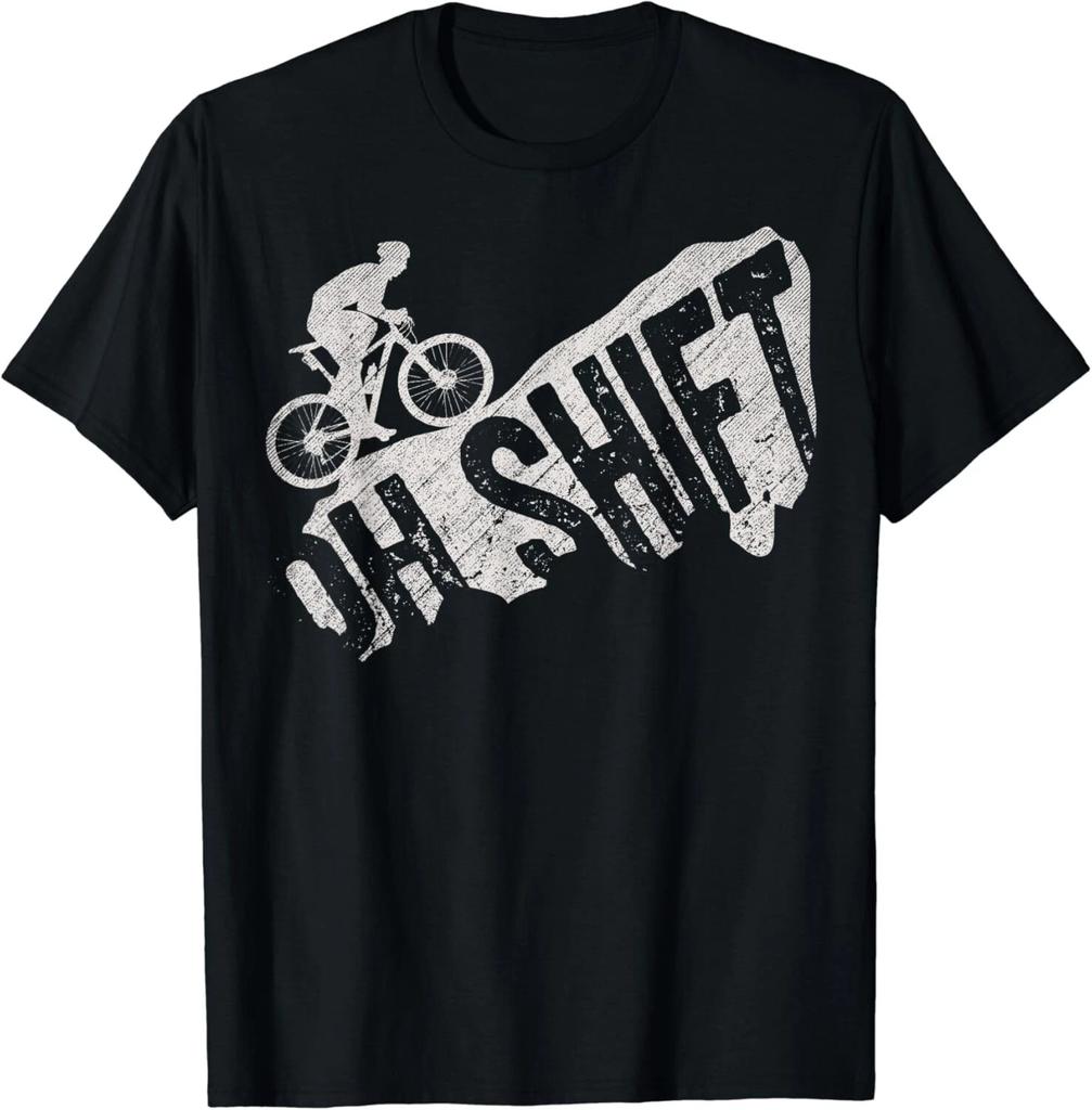 Oh Shift Mountain Biking Bicycle Bike Rider Cyclist Funny Gift Unisex T-Shirt