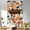 Haikyuu Anime Volleyball Happy Birthday Party Backdrop Decoration Kids Boy Baby Shower Anime Photography Background polyester