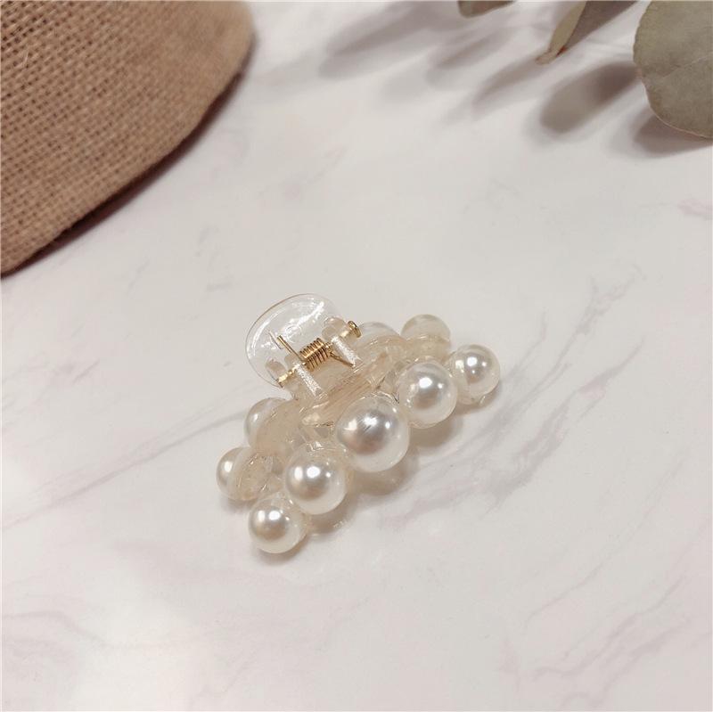 

1 Pcs Fashion Minimalist Small Artificial Pearl Hair Claws For Women Girls Party Hair Accessories