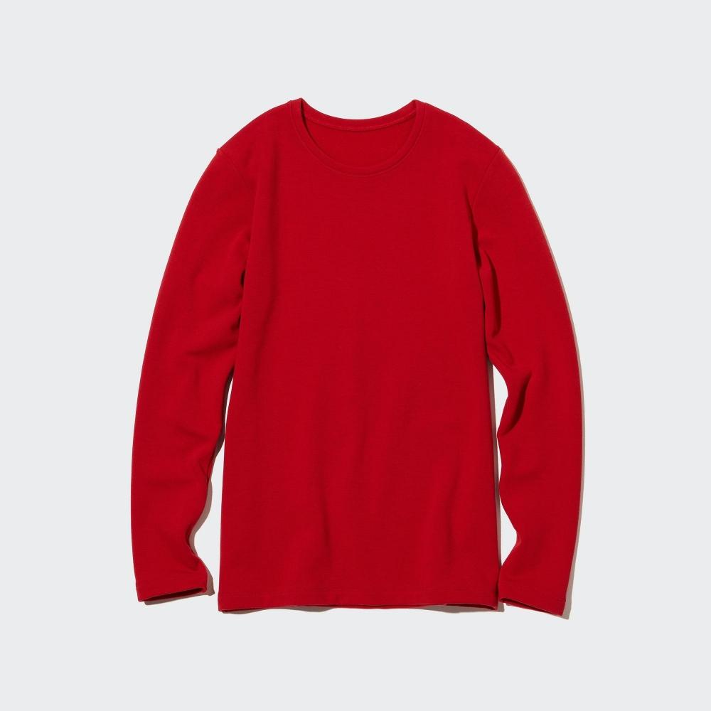 

UNIQLO JAPAN HEATTECH УЛЬТРА ТЕПЛЫЙ КРУГЛЫЙ ВЫРЕЗ УЛЬТРА ТЕПЛЫЙ С ДЛИННЫМ РУКАВОМ
