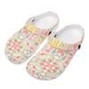 Color Print EVA Yard Clogs Unisex Flexible Breathable Slip On Garden Yard Home Bathroom Casual Walking Leisure Sandals Garden Wear