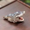 NEW Little Crocodile Indoor Ornament Boutique Tea Pet Home Desktop Resin Ornament Tea Set Decor Garden Ornament Exquisite Gifts