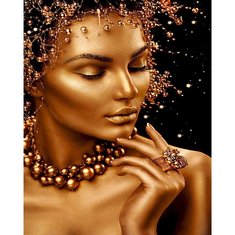 

GATYZTORY Painting By Numbers Women Figure Canvas Painting Drawing By Numbers Unique Gift For Living Room Decoration 30x20cm no frame