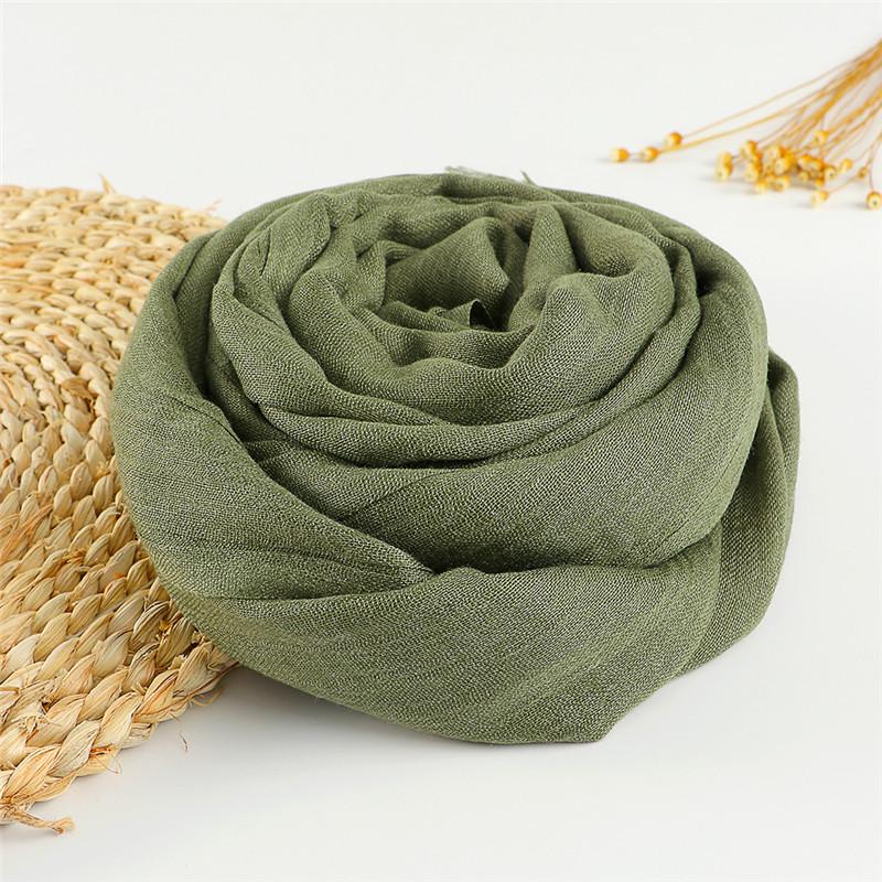 37 Color Plain Big Size Fringe Cotton Viscose Scarf Lady Warme Soft Shawls And Wraps Pashmina Stole Female Kerchief Muslim Hijab