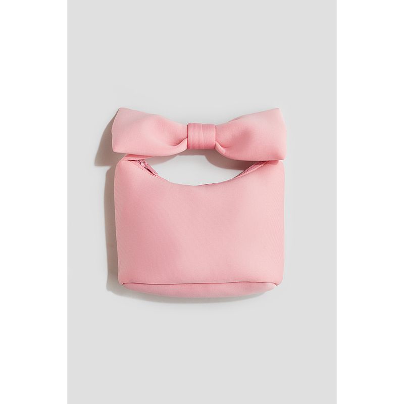 

HM Bag 2025 Autumn New Arrival Lightweight for Going out Bow Bag Gift Handbag Small Messenger Bag 1255311 Pink