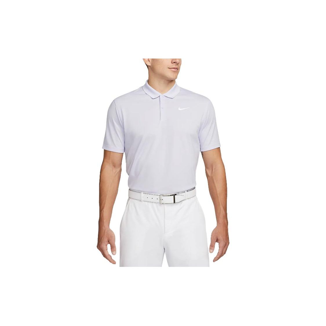 

Nike Однотонная рубашка поло с коротким рукавом с логотипом, мужские топы, серебристые DH0822-536