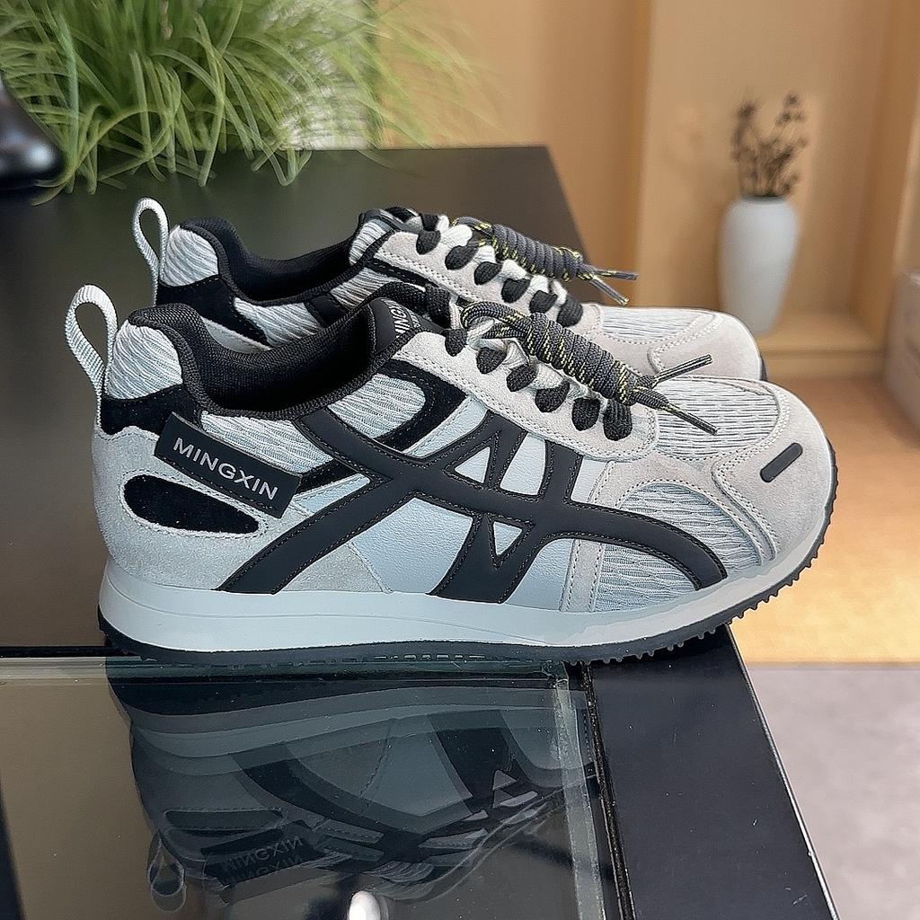 Retro Color Matching Forrest Gump Shoes Women's Light, Comfortable and Non-slip Sports and Leisure Shoes 2025 New Platform Jogging German Training Sh