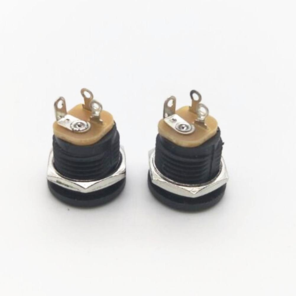 10Pcs 9V12V DIY Guitar Effects  for Pedal Power DC Connectors Socket   2.1mm