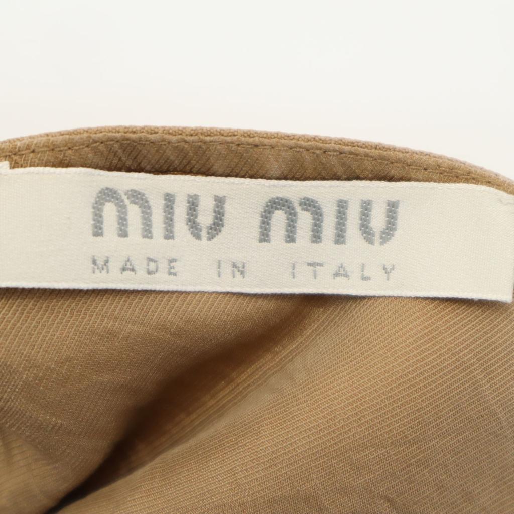 MIUMIU made in Italy Midi Skirt 38 beige Women Used