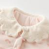DavidBella Girl's Padded Floral Winter Romper