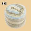 100g 240M 1 Roll Rainbow Woollen Yarn New Soft Hand Woven  Yarn Hat Scarf Sweater Gradient Color Dyeing Crocheting Blend Yarn