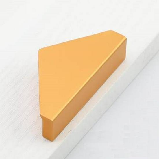 Modern Half-Round Drawer & Cabinet Door Handle - Black, Gold, Copper Finish