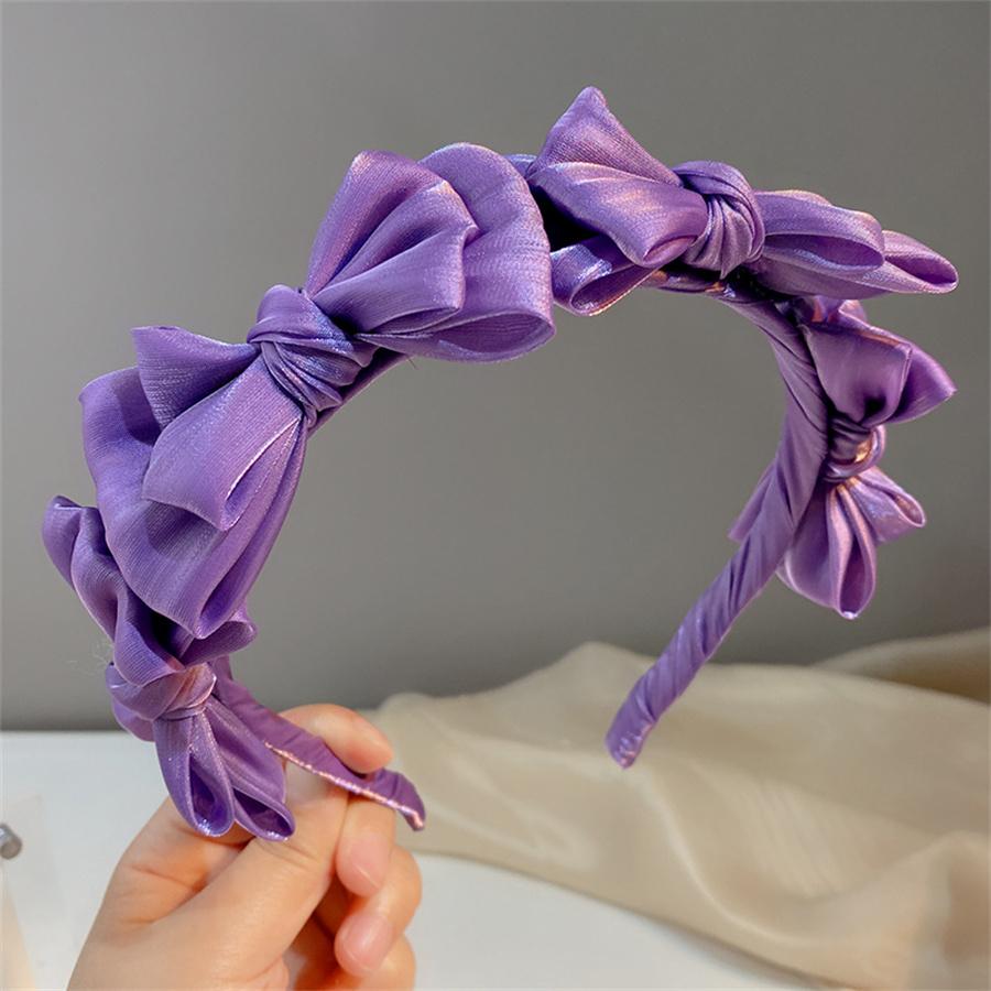 Accesorii de Păr Noi Temperamen Pălărie de Cap Primăvară Vară Plasă Mătase Bandă de Păr Stil Coreean Bandă de Păr Femei Bandă de Păr Fundă Cerc de Păr