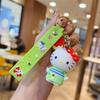 1 PC Cartoon Anime KT Cat Plush Toy Keychain, Bag Pendant, Car Key Ring Creative Gift, Suitable As a Gift for Friends