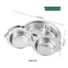 Yuyi Angel Kids' 304 Stainless Steel Divided Dinner Plate
