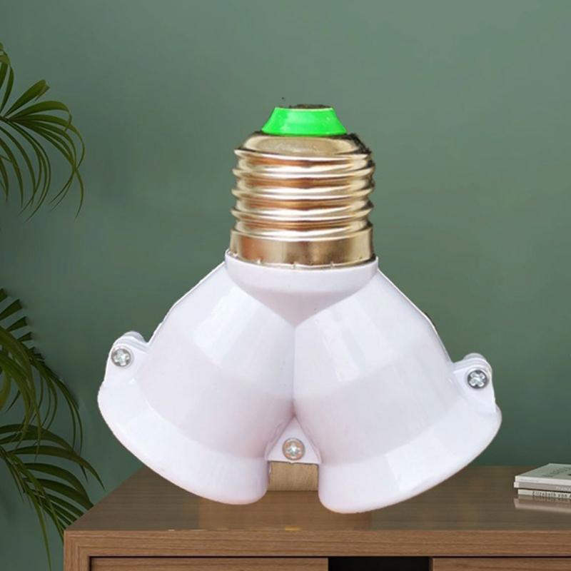 2/3/4/5/6/7 In 1 Light Bulb Socket Splitter, E26/E27 Light Socket Adapter Conventer, Standard Base LED Bulb Converter