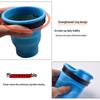 Silicone Folding Water Cup - Portable, Telescopic & Heat Resistant for Travel and Outdoor Use