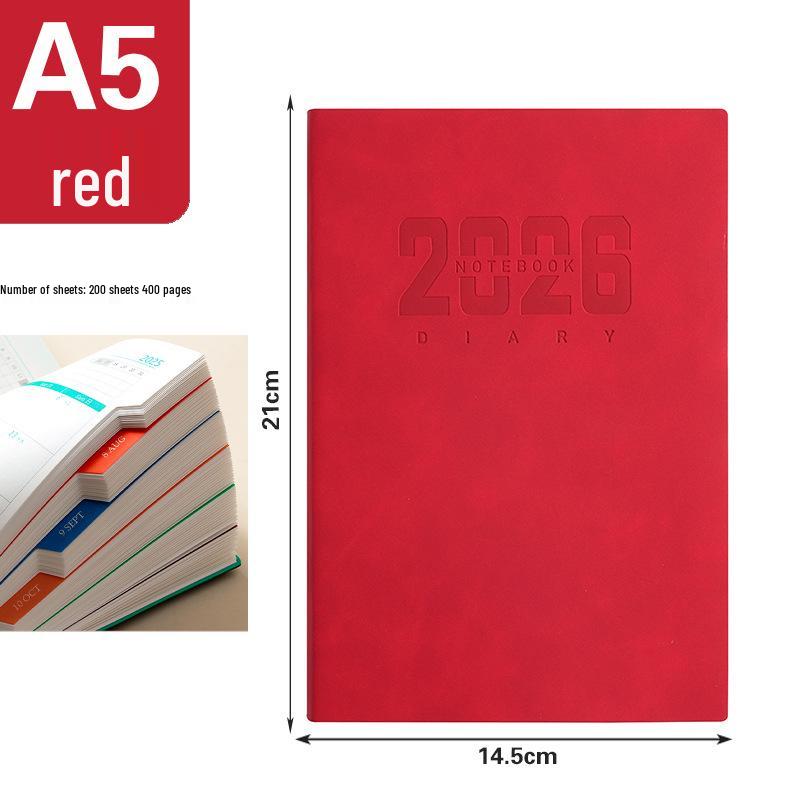 2026 Chinese Daily Planner: Agenda & Efficiency Management Notebook