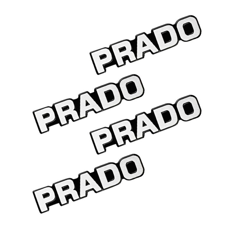 10pcs 3D aluminum speaker stereo speaker badge emblem Sticker for Toyota prado 120 fj150 land cruiser 80 Auto Cover CarStlyling