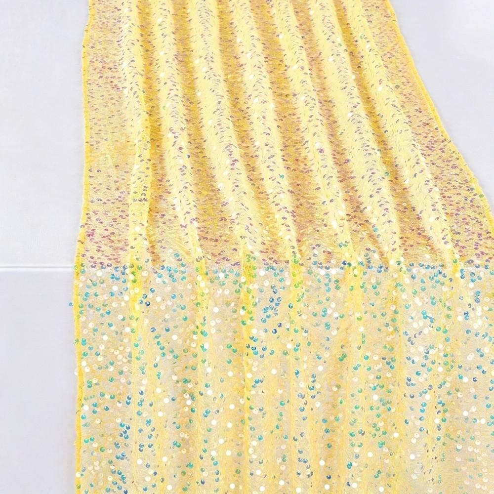 Sparkling Surface Sequin Table Runner Decorative Table Runner Party Tablecloth Mermaid Party