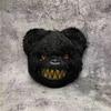 Halloween Cosplay Face Mask Fancy Party Stage Make-up Scary Plush  Bear Cartoon Head Cover Carnival Costume Prop Masquerade Mask