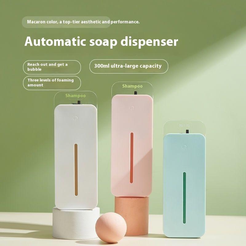 Automatic Induction Soap Dispenser Hand Sanitizer Shampoo Shower Gel Smart Mobile Phone Wall-mounted Charging Detergent