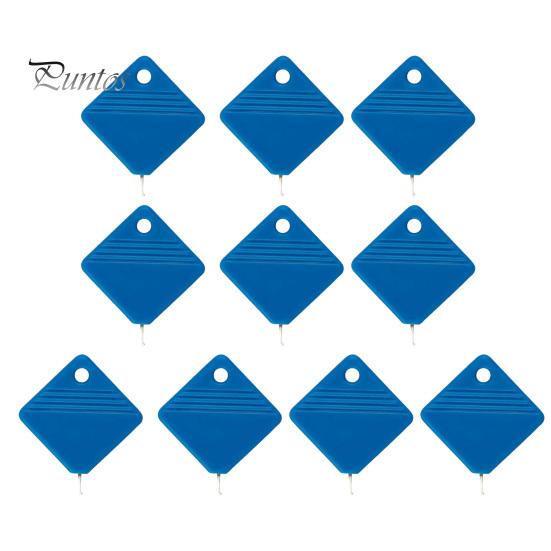 10 ks navlékač jehel Lehký nástroj na navlékání jehel pro ruční šití Přenosné snadno použitelné navlékače jehel pro starší nadšence do šití