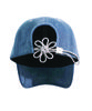 Ongo One, Two, Three, Flower Knot Cap [Dusty Blue]