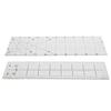 2Pcs Quilting Ruler MultiFunction Sewing Drawing Drafting Crafts Scale Measuring Tool