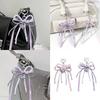 Bowknot Key Ornament Delicate Ribbon Keychain Pendant Aesthetic Key Holder Perfect for Adding a Touch of Elegances